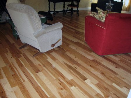 Natural Hickory Flooring Installation