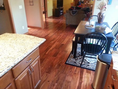 Natural Hickory Flooring Installation