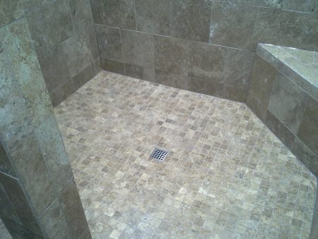 Custom Shower with Seat